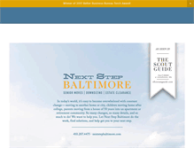 Tablet Screenshot of nextstepbaltimore.com